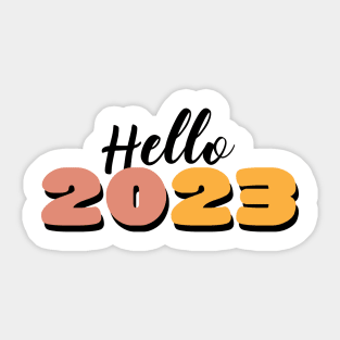 Hello 2023 Sticker